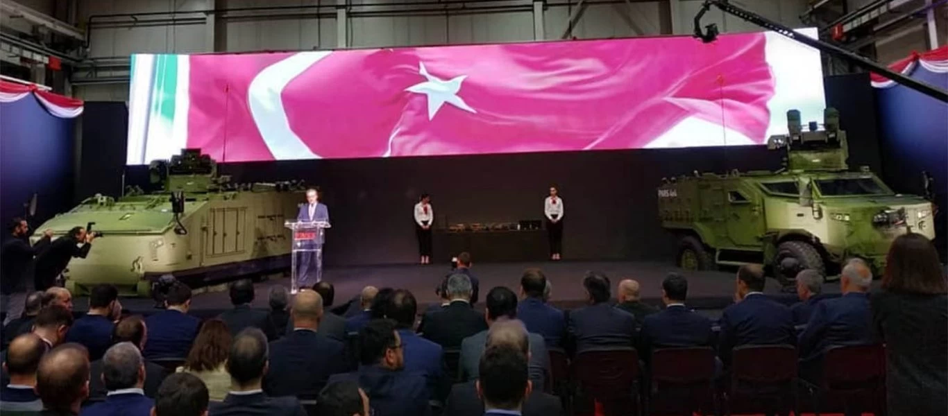 Παραδόθηκαν σήμερα τα δύο πρώτα αντιαρματικά οχήματα με βλήματα OMTAS στον τουρκικό Στρατό